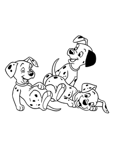 102 Dalmatiers Kleurplaat. Kleurplaten Disney kleurplaten 102 dalmatiers 