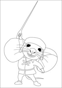 Despereaux Kleurplaat. Kleurplaten Disney kleurplaten Despereaux 
