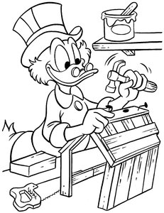 Donald Duck Kleurplaat. Donald duck Kleurplaten Disney kleurplaten 