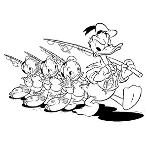 Donald Duck Kleurplaat. Donald duck Kleurplaten Disney kleurplaten 