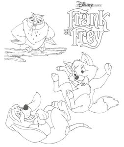 Frank En Frey Kleurplaat. Kleurplaten Disney kleurplaten Frank en frey 