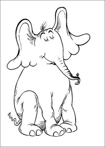 Horton Kleurplaat. Kleurplaten Disney kleurplaten Horton 