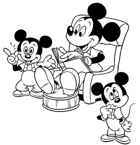 Mickey Mouse Kleurplaat. Mickey mouse Kleurplaten Disney kleurplaten 