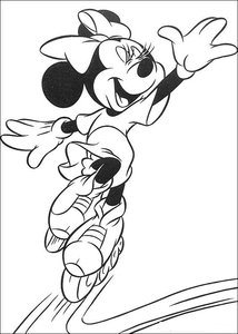 Minnie Mouse Kleurplaat. Minnie mouse Kleurplaten Disney kleurplaten 