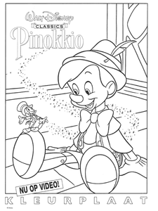 Pinokkio Kleurplaat. Pinokkio Kleurplaten Disney kleurplaten 
