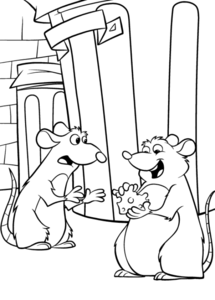 Ratatouille Kleurplaat. Ratatouille Kleurplaten Disney kleurplaten 
