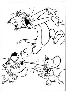 Tom En Jerry Kleurplaat. Tom en jerry Kleurplaten Disney kleurplaten 