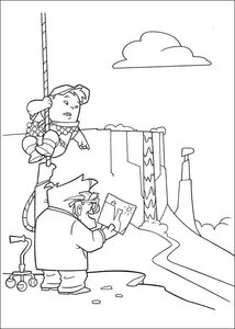 Up! Kleurplaat. Kleurplaten Disney kleurplaten Up! 