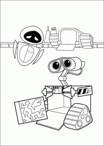 Wall E Kleurplaat. Wall e Kleurplaten Disney kleurplaten 