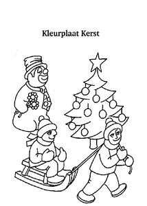 Kerst Boom Kleurplaat. Kleurplaten Kerst kleurplaten Kerst boom 