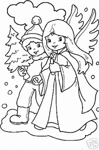 Kerst Engel Kleurplaat. Kleurplaten Kerst kleurplaten Kerst engel 
