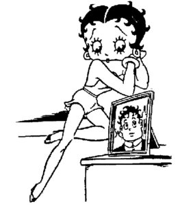 Betty Boop Kleurplaat. Betty boop Kleurplaten 