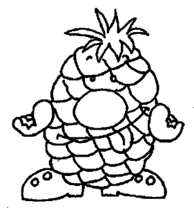 Groente En Fruit Kleurplaat. Kleurplaten Groente en fruit 