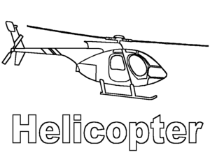 Helikopter Kleurplaat. Kleurplaten Helikopter 