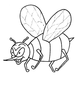 Insecten Kleurplaat. Insecten Kleurplaten 
