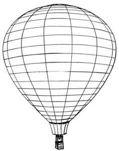 Luchtballonnen Kleurplaat. Kleurplaten Luchtballonnen 