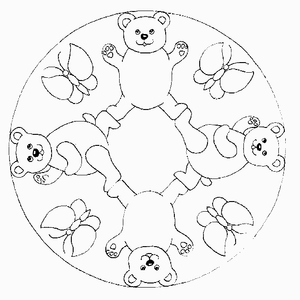 Mandala Dieren Kleurplaat. Kleurplaten Mandala dieren 