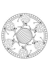 Mandala Dieren Kleurplaat. Kleurplaten Mandala dieren Muizen Mandala