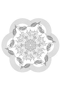 Mandala Dieren Kleurplaat. Kleurplaten Mandala dieren Larven Mandala