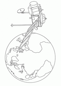 Ruimtevaart Kleurplaat. Ruimtevaart Kleurplaten 