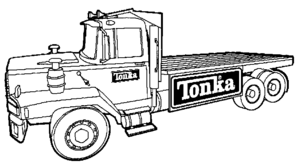 Tonka Kleurplaat. Kleurplaten Tonka 