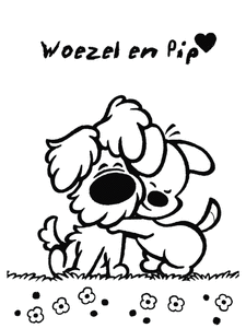 Woezel En Pip Kleurplaat. Kleurplaten Woezel en pip 