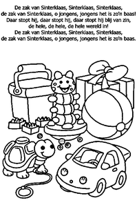 Sinterklaas Liedjes Kleurplaat. Kleurplaten Sinterklaas kleurplaten Sinterklaas liedjes 