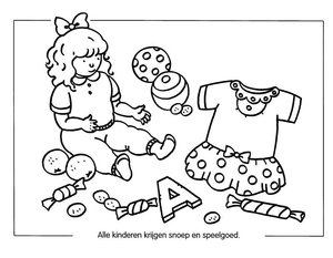 Sinterklaas Snoepgoed Kleurplaat. Kleurplaten Sinterklaas kleurplaten Sinterklaas snoepgoed 