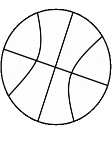 Basketbal Kleurplaat. Basketbal Kleurplaten Sport kleurplaten 