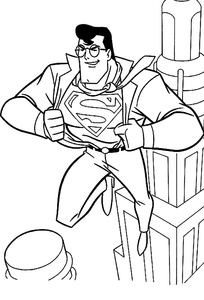 Superman Kleurplaat. Superman Kleurplaten Superhelden kleurplaten 