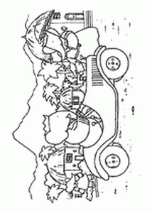 Babar Kleurplaat. Kleurplaten Tv series kleurplaten Babar 