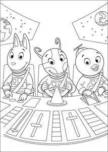 Backyardigans Kleurplaat. Kleurplaten Tv series kleurplaten Backyardigans 