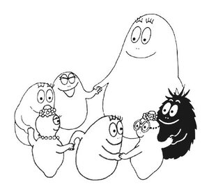 Barbapapa Kleurplaat. Barbapapa Kleurplaten Tv series kleurplaten 