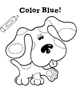 Blues Clues Kleurplaat. Kleurplaten Tv series kleurplaten Blues clues 