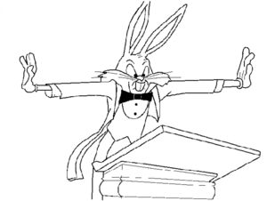 Bugs Bunny Kleurplaat. Bugs bunny Kleurplaten Tv series kleurplaten 