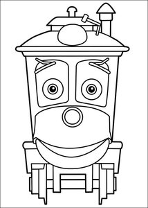 Chuggington Kleurplaat. Kleurplaten Tv series kleurplaten Chuggington Thomas De Stoomlocomotief