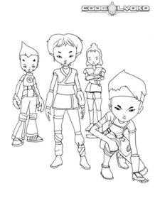 Code Lyoko Kleurplaat. Kleurplaten Tv series kleurplaten Code lyoko 