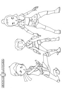 Code Lyoko Kleurplaat. Kleurplaten Tv series kleurplaten Code lyoko 