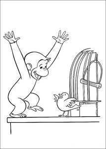 Curious George Kleurplaat. Kleurplaten Tv series kleurplaten Curious george 