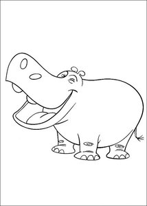 Curious George Kleurplaat. Kleurplaten Tv series kleurplaten Curious george Nijlpaard Kleurplaat