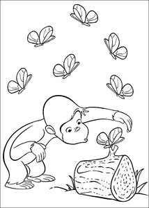 Curious George Kleurplaat. Kleurplaten Tv series kleurplaten Curious george 