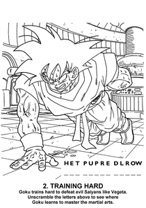 Dragon Ball Z Kleurplaat. Dragon ball z Kleurplaten Tv series kleurplaten 