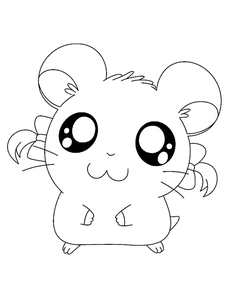 Hamtaro Kleurplaat. Hamtaro Kleurplaten Tv series kleurplaten 