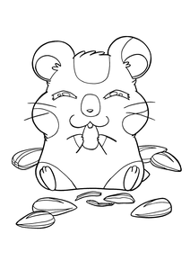 Hamtaro Kleurplaat. Hamtaro Kleurplaten Tv series kleurplaten 