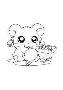 Hamtaro Kleurplaat. Hamtaro Kleurplaten Tv series kleurplaten 