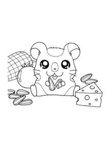 Hamtaro Kleurplaat. Hamtaro Kleurplaten Tv series kleurplaten 