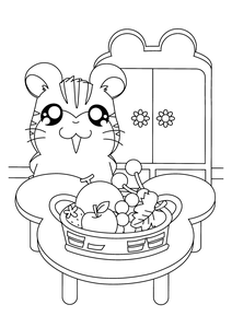 Hamtaro Kleurplaat. Hamtaro Kleurplaten Tv series kleurplaten 