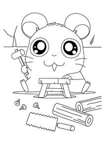 Hamtaro Kleurplaat. Hamtaro Kleurplaten Tv series kleurplaten 