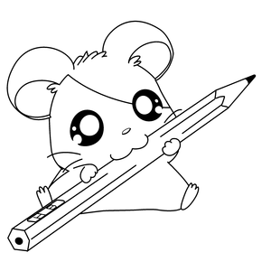 Hamtaro Kleurplaat. Hamtaro Kleurplaten Tv series kleurplaten 