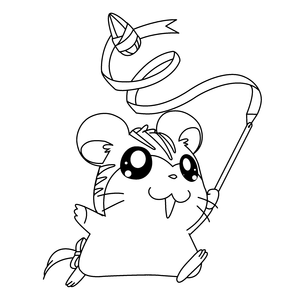 Hamtaro Kleurplaat. Hamtaro Kleurplaten Tv series kleurplaten 